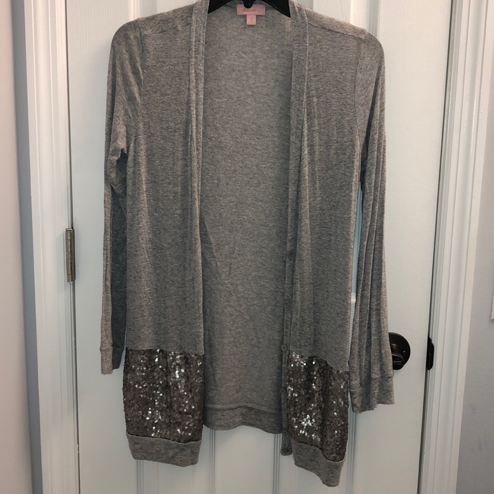 Knit Cardigan with sequin accents 💎